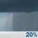 Thursday: A chance of showers and thunderstorms before 3pm, then showers likely and possibly a thunderstorm between 3pm and 4pm, then a chance of showers and thunderstorms after 4pm.  Patchy fog before 9am.  Otherwise, partly sunny, with a high near 80. South southwest wind 7 to 13 mph.  Chance of precipitation is 70%. New rainfall amounts between a tenth and quarter of an inch, except higher amounts possible in thunderstorms. 