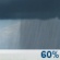 Thursday: A chance of showers, then showers likely and possibly a thunderstorm after 2pm.  Mostly cloudy, with a high near 79. Breezy, with a south wind 6 to 15 mph, with gusts as high as 18 mph.  Chance of precipitation is 60%.